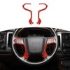 RT-TCZ Red Steering Wheel Cover for Chevy Silverado/Suburban/Tahoe 2014-2018 &