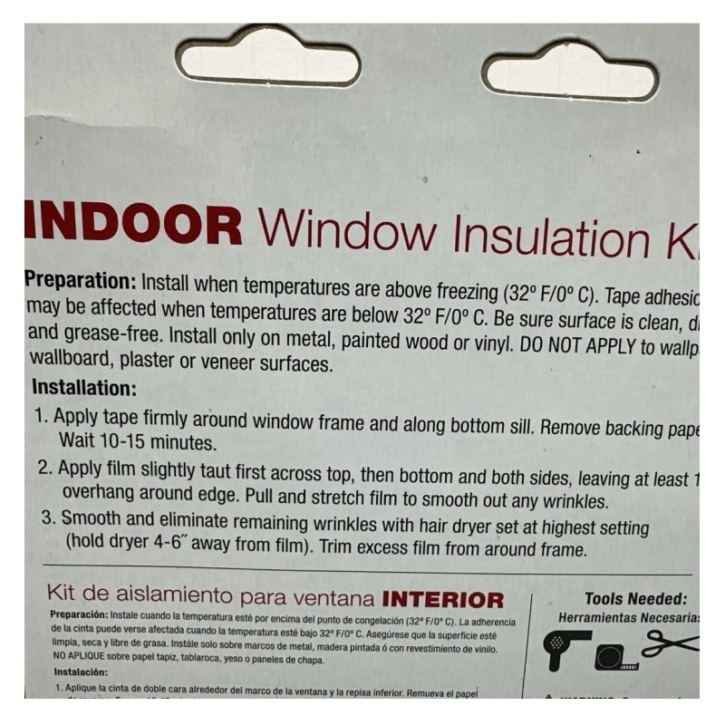 Frost King Window Insulation Indoor Shrink Kit 3 Pack 42”