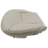 SecosAutoparts Perforated Tan Driver Side Replacement Bottom Microfiber Leather Seat