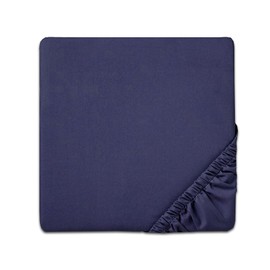 Sweet Home Collection Ultra Soft Premium Brushed Microfiber Fitted Sheet, Twin, Navy