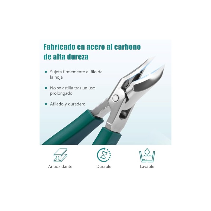 9 Pcs Kit De Cortaúñas para Pies y Limpieza de
