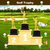 4 Pack Golf Trophy 6.7 x 3 Inch Gold Golfer