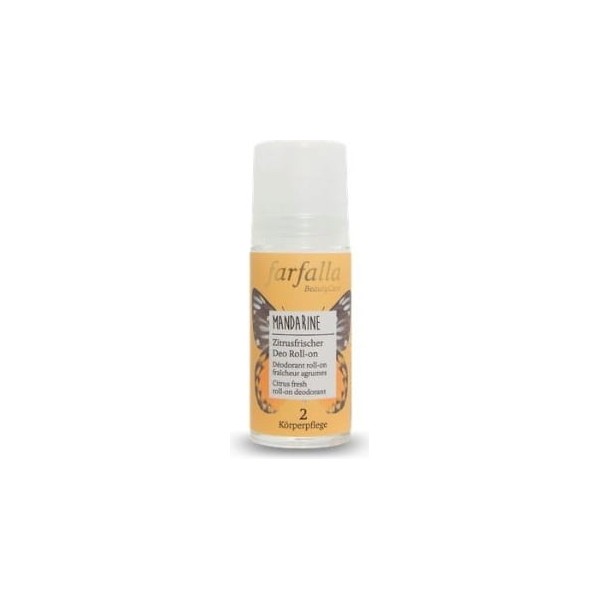 farfalla Citrus Fresh Roll-On Deodorant, 50 ml