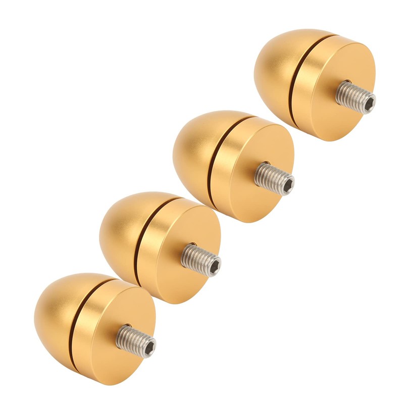 Aluminum Alloy Speaker Isolation Stand Feet Shock Absorption Pads for