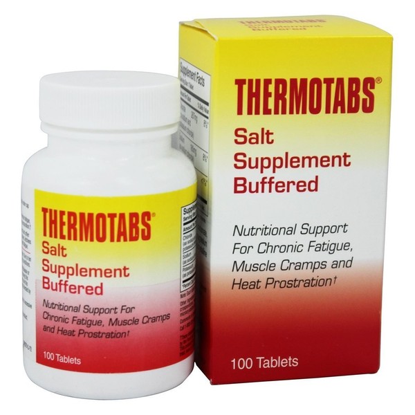 Thermotabs Salt Supplement, Buffered, 100 Tablets