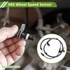 HOPESPANNER ABS Wheel Speed Sensor Front Right ABS Sensor Anti-lock