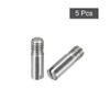 sourcing map 5Pcs M6 x 20mm Slotted Cylindrical Pin 304