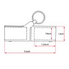 SHENGHUISS 2 Pack 7/8 Inch（22MM） Stainless Steel 316 Folding Swivel