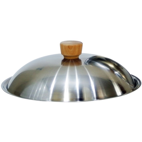 River Light Lid, Kyoku, Japan, Stainless Steel, Cover, 11.0 inches (28 cm), Made in Japan
