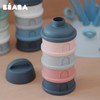 BEABA, Stackable Milk Dispenser, 100% Hermetic, 4 compartments, Made in