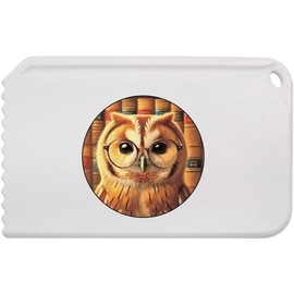 Azeeda 'Tawny Owl Wearing Glasses' Plastic Ice Scraper (IC00041192)
