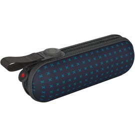 Knirps X1 Super Mini Pocket Umbrella in Case - Lotus, Sea