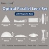 Magnetic Physics Optical Experiment Kit Refraction Reflector Triangular Prism Convex