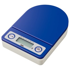 A&D Digital Home Scale, 6.6 lbs (3 kg), Blue, UH-3202-BL (Capacity Capacity: 100.6 oz (3,000 g), Minimum Display: 0.1 g (0.5 - 100 g) / 0.04 oz (2 - 3,000 g)
