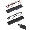 2 Pack Folding Reading Glasses for Men & Women Ultra-Slim
