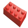 dreambuilderToy 2x4 Red Building Bricks: Pack of 180, Red Building