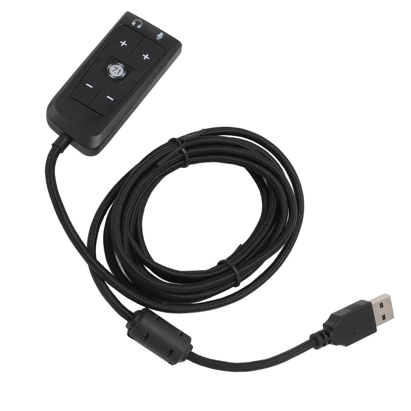 USB to 3.5mm Jack Audio Sound Card Adapter with Headphone