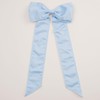 Personalization Universe Embroidered Initial Blue Bow Wicker Easter Basket with
