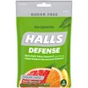 HALLS Defense Assorted Citrus Sugar Free Vitamin C Drops, 25
