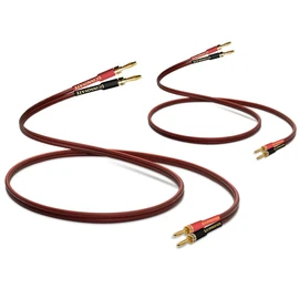 UCINNOVATE 2 Pack High-end Pure Copper HiFi OFC Speaker Wire Cable with Banana Plug, 2m Gold-Plated Banana Tip Plugs Male to Male 600 Strand 14 AWG for Audio Speaker HiFi System Home Theater 6.56FT