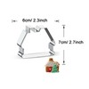 WDYJMALL Snow House Cabin Shape Cookie Cutter for Christmas