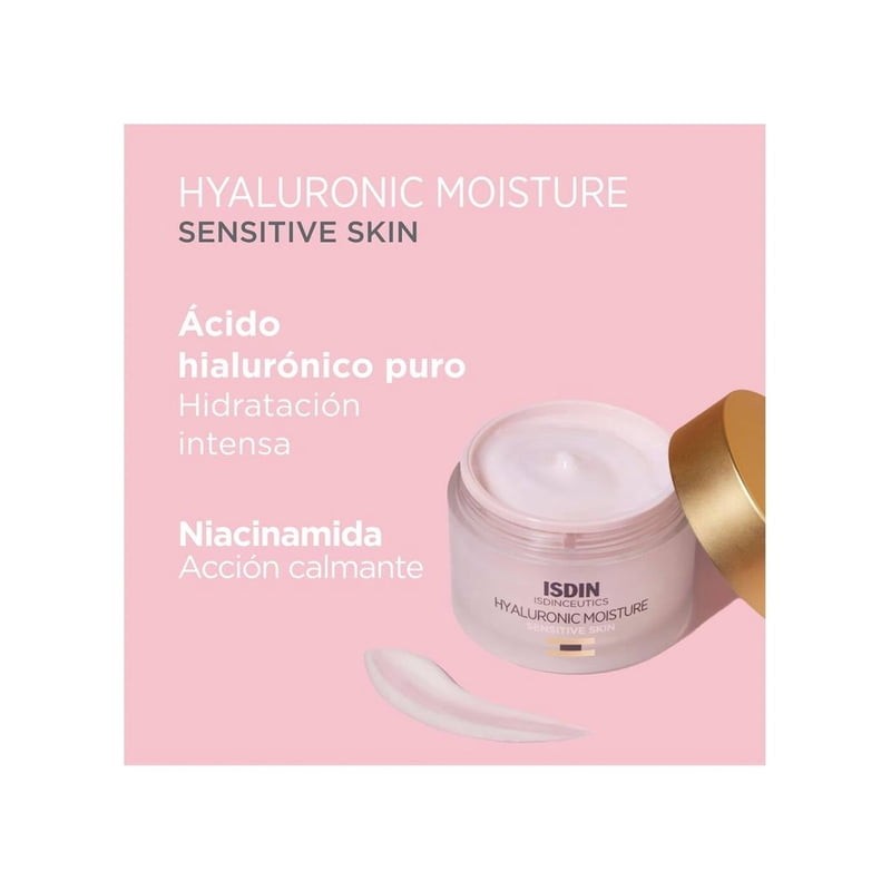 Crema facial Isdin humectante con ácido hialurónico 50 ml