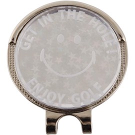 MARUA Golf Marker, Light Collecting Marker, Smile SV, Silver