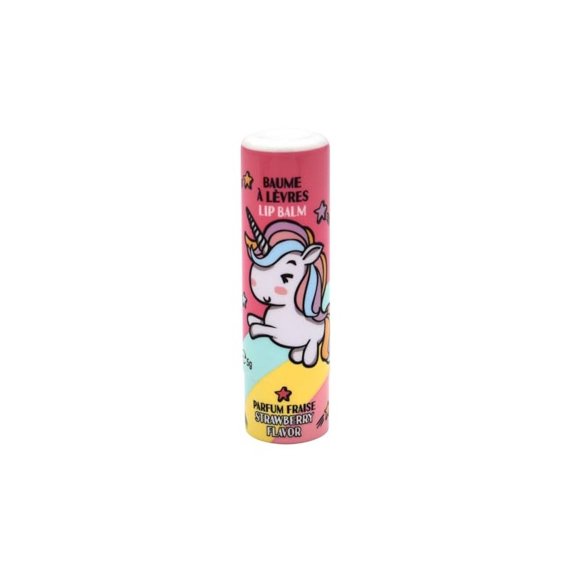 Unicorn Strawberry Flavour Lip Balm – Moisturizing & Hydrating Formula