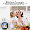 Digital Meat Thermometer LED Display Accurate Reading Meat Temperature Gauge