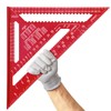 Senbaler 12 Inch/300mm Aluminum Alloy Triangle Ruler, Woodworking Speed Square