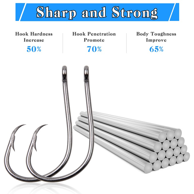 Shaddock High Carbon Fishing Hooks Black Rust Resistant Carp Fishing