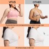 VFUS High Impact Sports Bras for Women Adjustable Zip Front