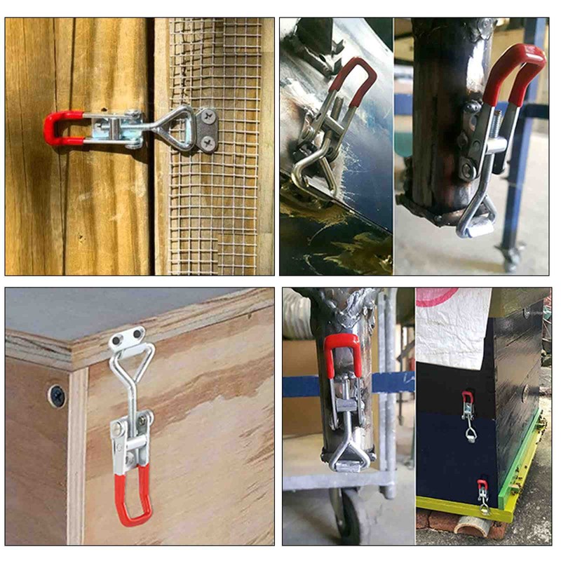 HOIGON 10 Pack 550 lbs Adjustable Toggle Latch Clamp 4002,Hand