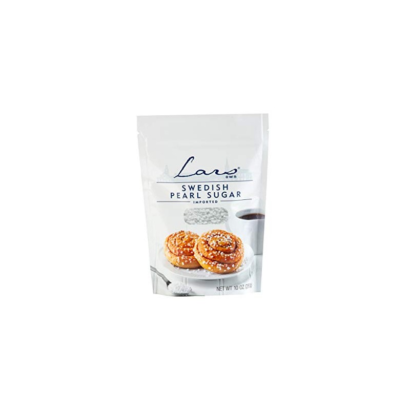 Lar's Own Swedish Pearl Sugar 10 oz. (Pack of 3)