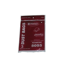 EnviroCare Replacement Vacuum Cleaner Dust Bags made to fit Kenmore 5055 50558 Type C Sears Canisters 50104. 50012, Panasonic C-5 MC-V150M C-19 MC-V295H 3 pack