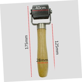 iplusmile Automobile Repair 3pcs Tire Repair Kit Compacting Roller Wood Handle Heat Resistant for Quick Patching