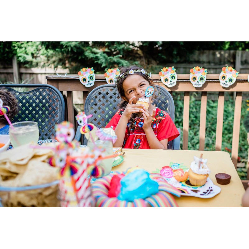 Party Partners Paperboard Drink Coasters Set of 12 Papel Picado