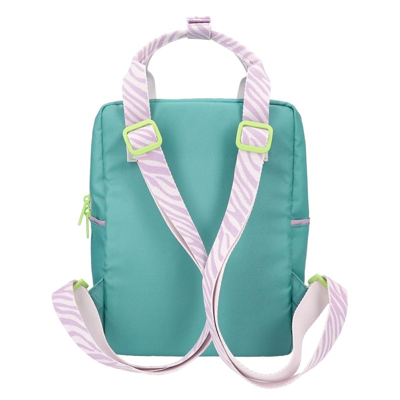 Depesche 12497 TOPModel Fantasy Tiger Backpack in Petrol and Lavender