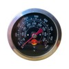 Black Face BBQ Grill Thermometer 50F-900F High Temp Range Heavy