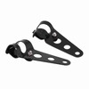 KIMISS 2pcs Headlight Mounting Brackets Motorcycle Fork Clamp Mount Brackets