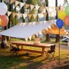 Elegaperma 8 M Hessian Bunting,Boho Beige Brown Burlap Bunting