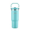 SUVIRAVacuum Insulated Stainless Steel Tumbler with Straw & Flip Lid,