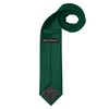 Jacob Alexander Solid Color Men's Regular Tie - Forest Green