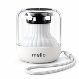 Mello Pod White Noise Machine for Baby Sleep - Portable Baby Sound Machine & Night Light, Brown Noise & Pink Noise, 15 Sounds, Lullabies, Timer - USB-C Rechargeable for Nursery & Travel