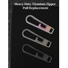 VIPERADE VAT1 Heavy Duty Titanium Zipper Pulls Replacement, Universal Zipper