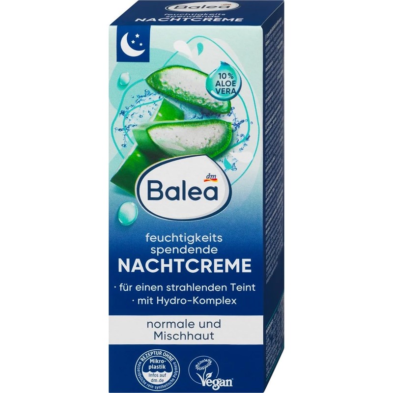 Balea Day Cream and Night Cream for Normal and Combination