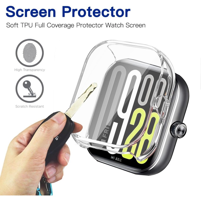 USTIYA Funda para Redmi Watch 5 Case Carcasa Screen Protector