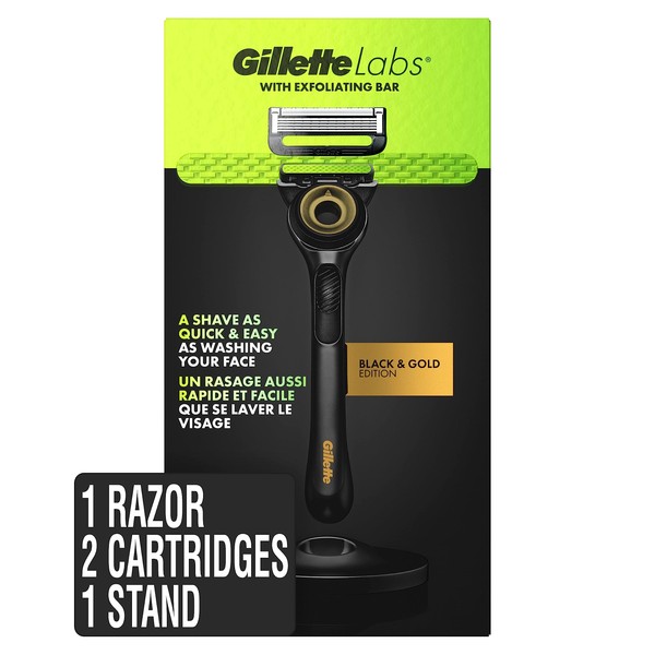 Gillette Gillette Labs Men's Razor with Exfoliating Bar, Shaving Kit
