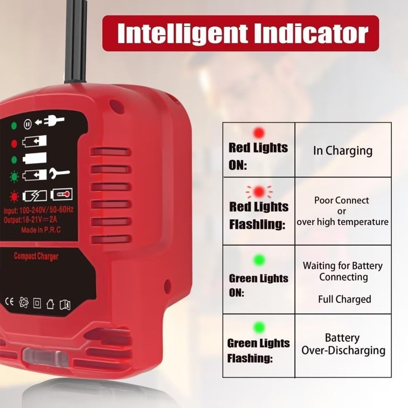 for Craftsman Battery Charger 20V (110V Input for Home Use)