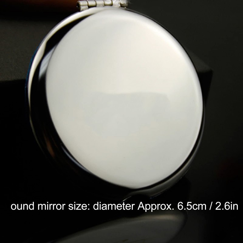 Mini Espejo Plegable de Bolsillo Espejo de Doble Cara de